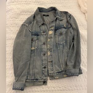 Distressed Able Jean jacket. EUC. only worn 3-4 times.